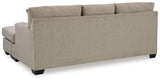 Stonemeade Taupe Sofa Chaise by Ashley at Eve Furniture