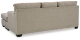 Stonemeade Taupe Sofa Chaise by Ashley at Eve Furniture