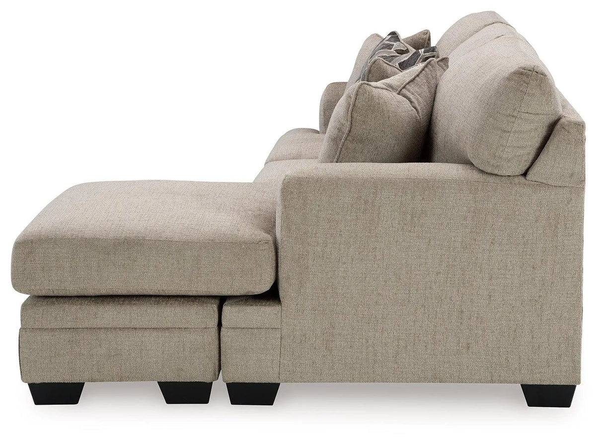 Stonemeade Taupe Sofa Chaise by Ashley at Eve Furniture