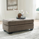 Stonemeade Nutmeg Ottoman by Ashley at Eve Furniture