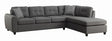 Stonenesse Grey Tufted Sectional by Coaster at Eve Furniture
