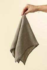 Stonewashed Linen Napkins S/4, Grey, Set of 4 by Mercana at Eve Furniture