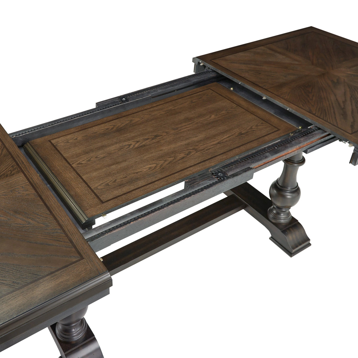 Stonington Brown Extendable Dining Set by Homelegance at Eve Furniture