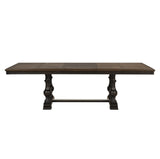 Stonington Brown Extendable Dining Table by Homelegance at Eve Furniture
