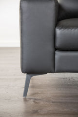 Stordal Black Sectional with Left Chaise