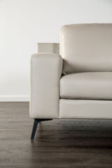 Stordal Light Gray Sectional with Right Chaise