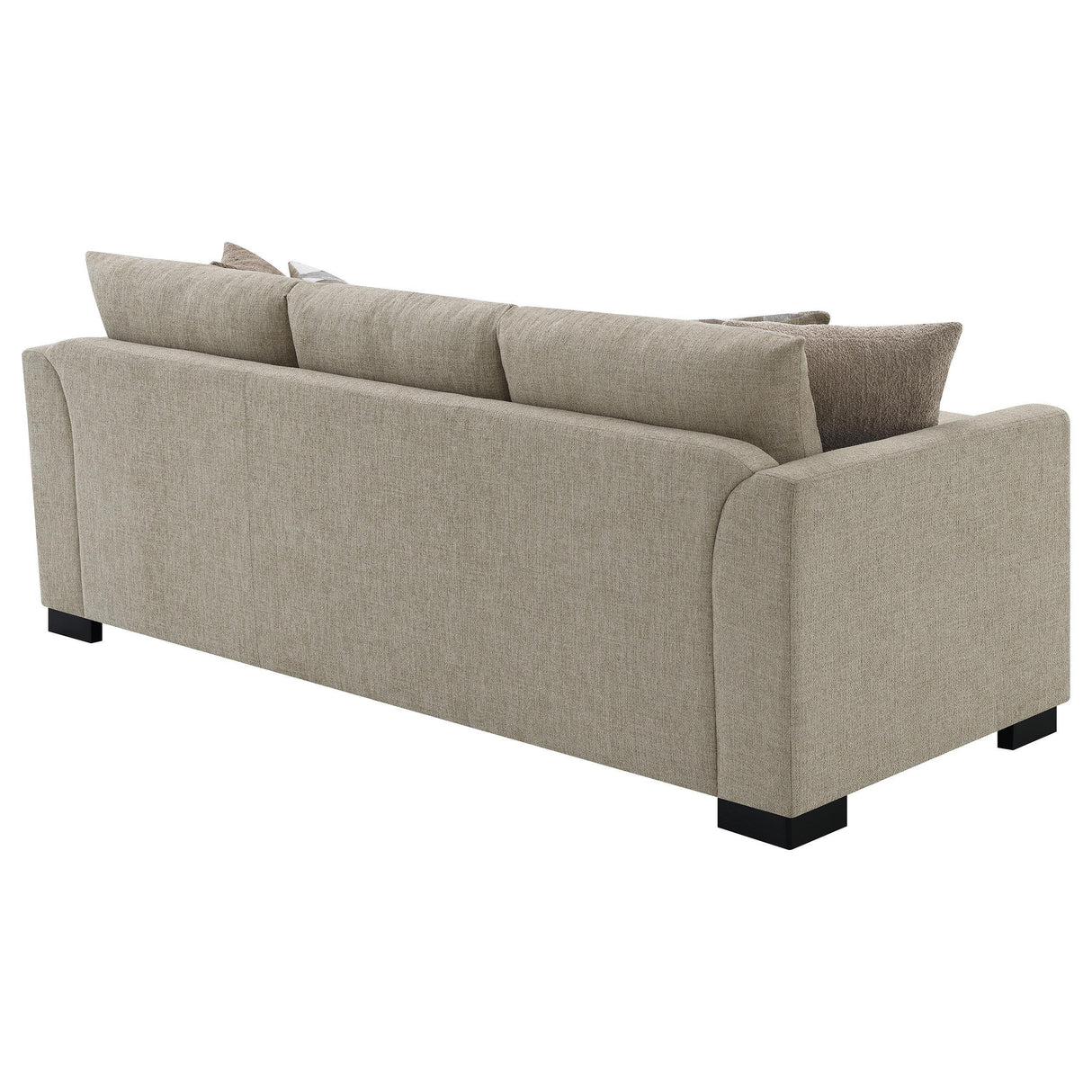 Storey Camel Upholstered Sleeper Sectional Chaise Sofa by Coaster at Eve Furniture