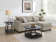 Storey Camel Upholstered Sleeper Sectional Chaise Sofa by Coaster at Eve Furniture