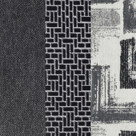 Storey Dark Grey Upholstered Sleeper Sectional Chaise Sofa by Coaster at Eve Furniture