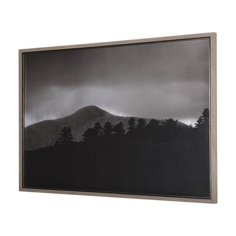 Storm Layers by Nathan Larson a Hand Embelished Textured Framed Art Print Matted under Glass by Mercana at Eve Furniture