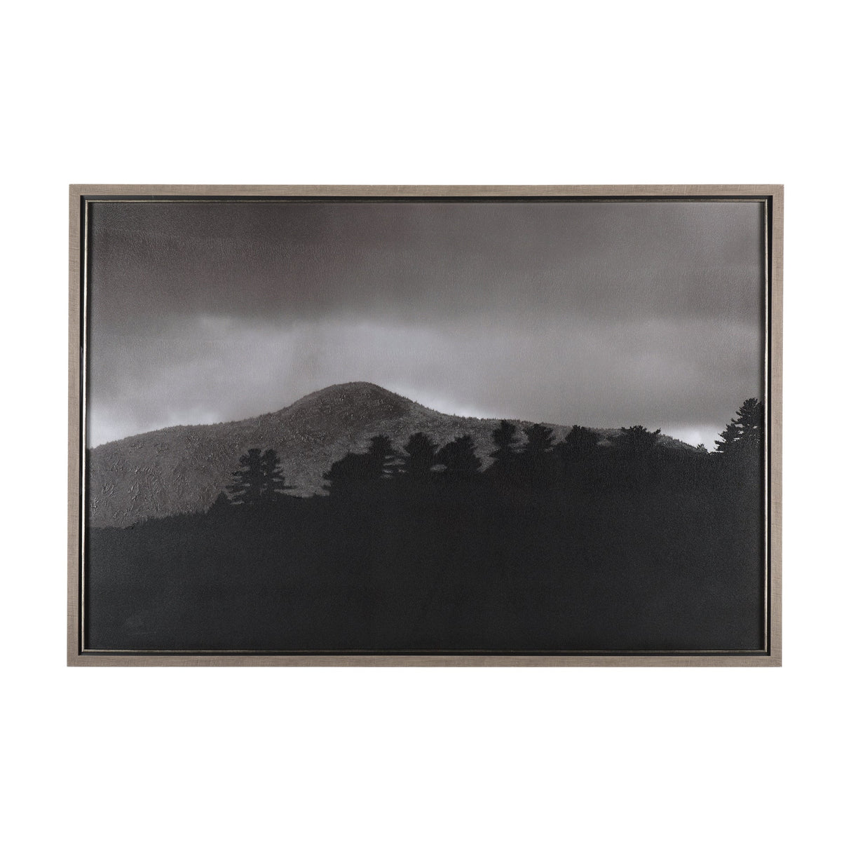 Storm Layers by Nathan Larson a Hand Embelished Textured Framed Art Print Matted under Glass by Mercana at Eve Furniture