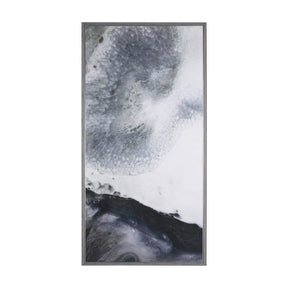 Storm Surge I by Mercana Studio a Hand Embellished Textured Framed Canvas by Mercana at Eve Furniture