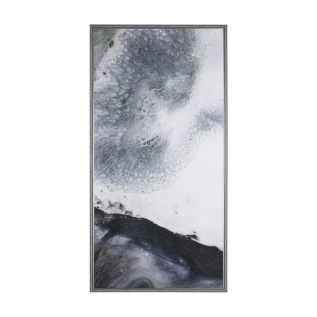 Storm Surge I by Mercana Studio a Hand Embellished Textured Framed Canvas by Mercana at Eve Furniture