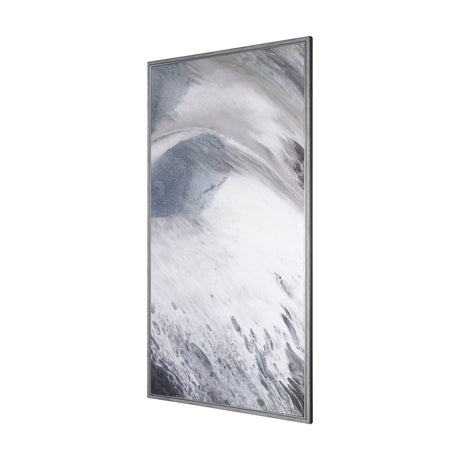 Storm Surge IV by Mercana Studio a Hand Embellished Textured Framed Canvas by Mercana at Eve Furniture