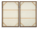 Stormish Beige/Brown Wall Art, Set of 2 by Ashley at Eve Furniture