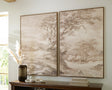 Stormish Beige/Brown Wall Art, Set of 2 by Ashley at Eve Furniture