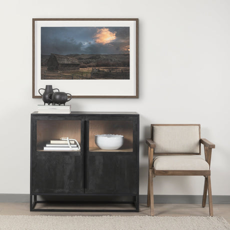 Storm's Horizon by Chad Mackay a Hand Embellished Textured Framed Photo Art Print Matted under Glass by Mercana at Eve Furniture