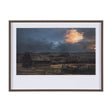 Storm's Horizon by Chad Mackay a Hand Embellished Textured Framed Photo Art Print Matted under Glass by Mercana at Eve Furniture