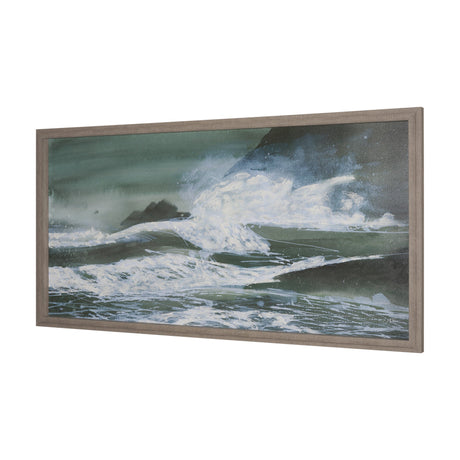 Stormy Coast I by Mercana Studio a Hand Embellished Framed Photo Art Print by Mercana at Eve Furniture