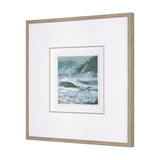 Stormy Coast II by Mercana Studio a Hand Embellished Framed Art Print Matted under Glass by Mercana at Eve Furniture