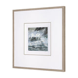 Stormy Coast III by Mercana Studio a Hand Embellished Framed Art Print Matted under Glass by Mercana at Eve Furniture