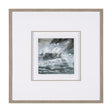 Stormy Coast III by Mercana Studio a Hand Embellished Framed Art Print Matted under Glass by Mercana at Eve Furniture