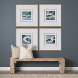 Stormy Coast V by Mercana Studio a Hand Embellished Framed Art Print Matted under Glass by Mercana at Eve Furniture