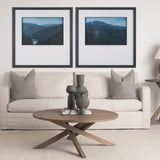 Stormy Mountain by Dimitry Papkov Hand Embelished Textured Framed Art Print Matted under Glass by Mercana at Eve Furniture