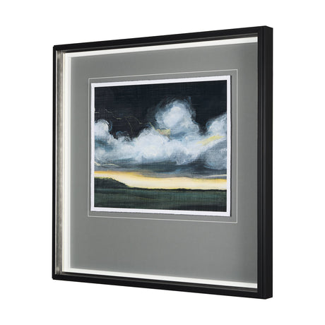 Stormy Skys I by Mercana Studio a Hand Embellished Textured Framed Art Print Matted under Glass by Mercana at Eve Furniture