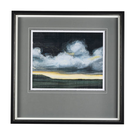 Stormy Skys I by Mercana Studio a Hand Embellished Textured Framed Art Print Matted under Glass by Mercana at Eve Furniture