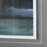 Stormy Skys II by Mercana Studio a Hand Embellished Textured Framed Art Print Matted under Glass by Mercana at Eve Furniture