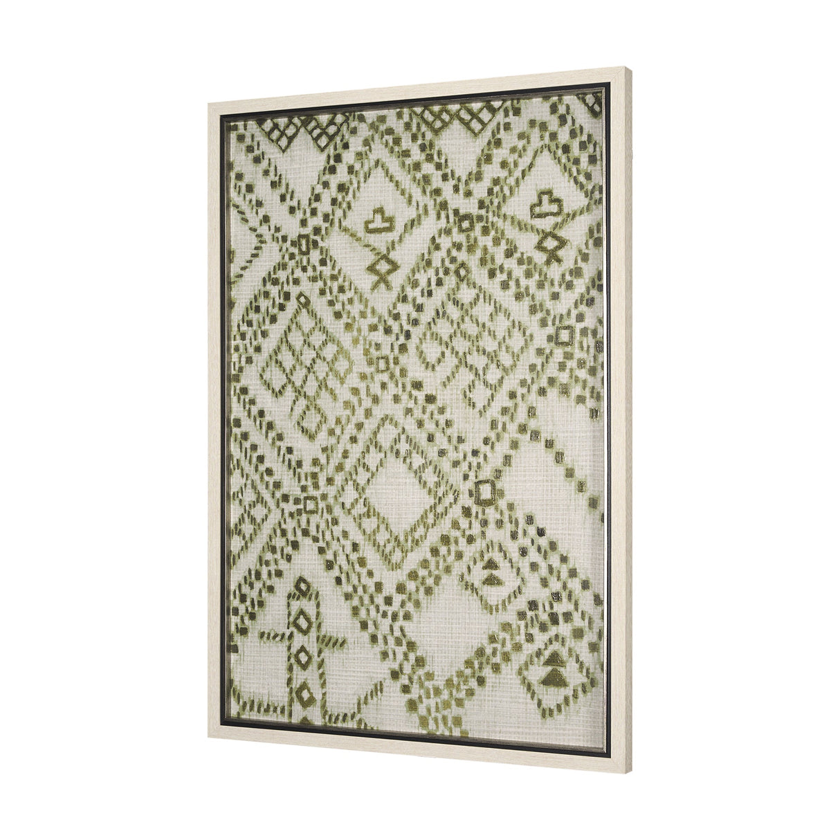Story Teller I Olive by Mercana Studio a Hand Embelished Textured Framed Art Print by Mercana at Eve Furniture