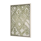 Story Teller I Olive by Mercana Studio a Hand Embelished Textured Framed Art Print by Mercana at Eve Furniture