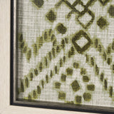 Story Teller I Olive by Mercana Studio a Hand Embelished Textured Framed Art Print by Mercana at Eve Furniture