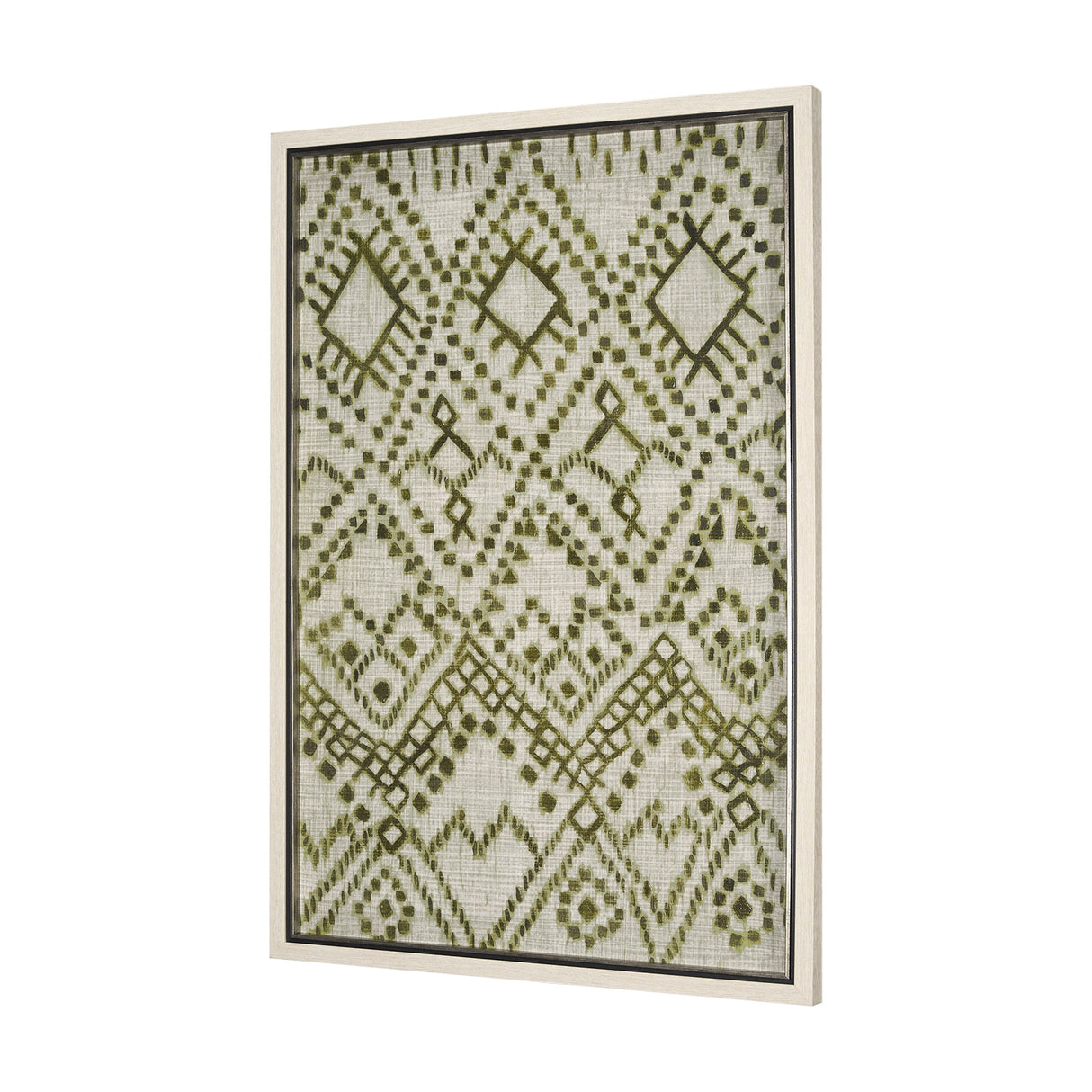 Story Teller II Olive by Mercana Studio a Hand Embelished Textured Framed Art Print by Mercana at Eve Furniture