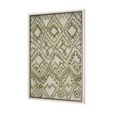 Story Teller II Olive by Mercana Studio a Hand Embelished Textured Framed Art Print by Mercana at Eve Furniture