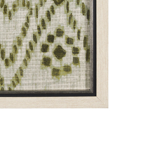 Story Teller II Olive by Mercana Studio a Hand Embelished Textured Framed Art Print by Mercana at Eve Furniture