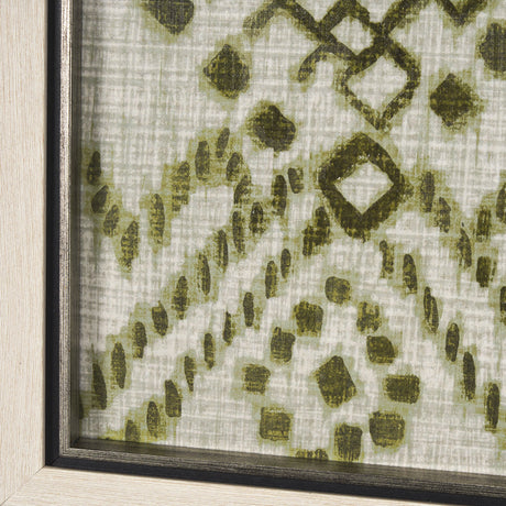 Story Teller II Olive by Mercana Studio a Hand Embelished Textured Framed Art Print by Mercana at Eve Furniture