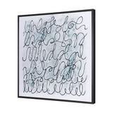 Story Telling by Mercana Studio a Hand Embellished Textured Framed Canvas by Mercana at Eve Furniture
