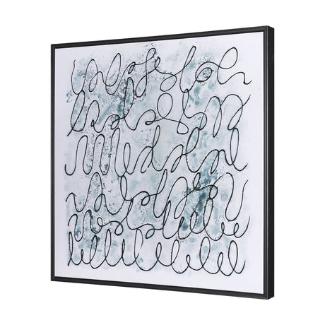 Story Telling by Mercana Studio a Hand Embellished Textured Framed Canvas by Mercana at Eve Furniture