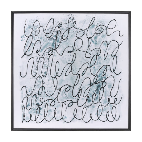 Story Telling by Mercana Studio a Hand Embellished Textured Framed Canvas by Mercana at Eve Furniture