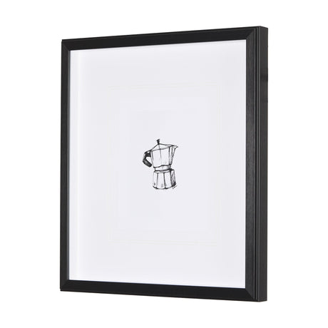 Stove Top Espresso Maker by Simeng a Framed Art Print Matted under Glass by Mercana at Eve Furniture