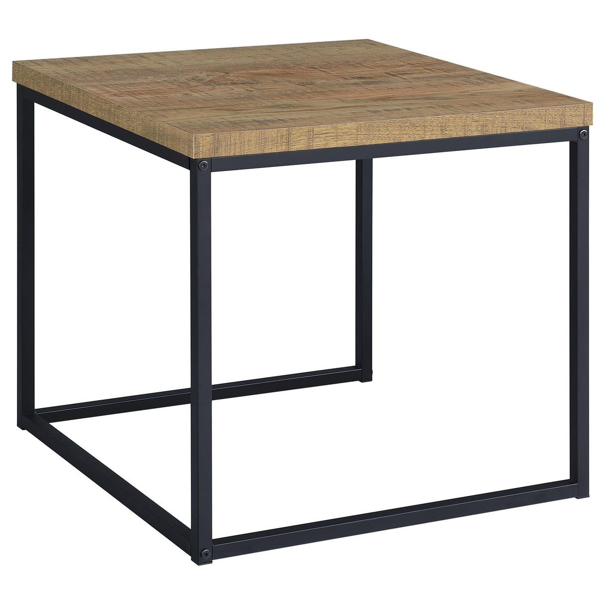Straden Mango and Black 3-piece Engineered Wood Coffee Table Set by Coaster at Eve Furniture