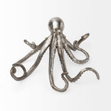 Strafford Medium 13L x 7W Silver Resin Octopus by Mercana at Eve Furniture