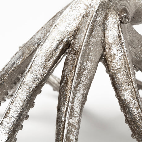 Strafford Medium Silver Resin Octopus by Mercana at Eve Furniture