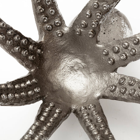 Strafford Medium Silver Resin Octopus by Mercana at Eve Furniture