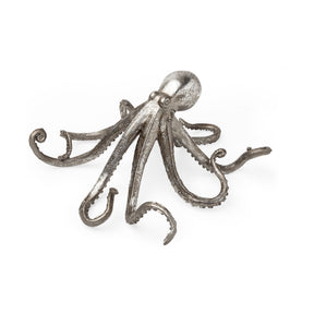 Strafford Medium Silver Resin Octopus by Mercana at Eve Furniture