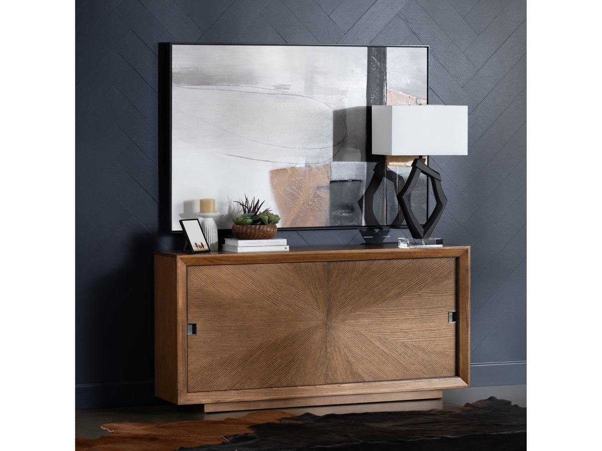 Straight Away Black/Gold Canvas by Crestview at Eve Furniture