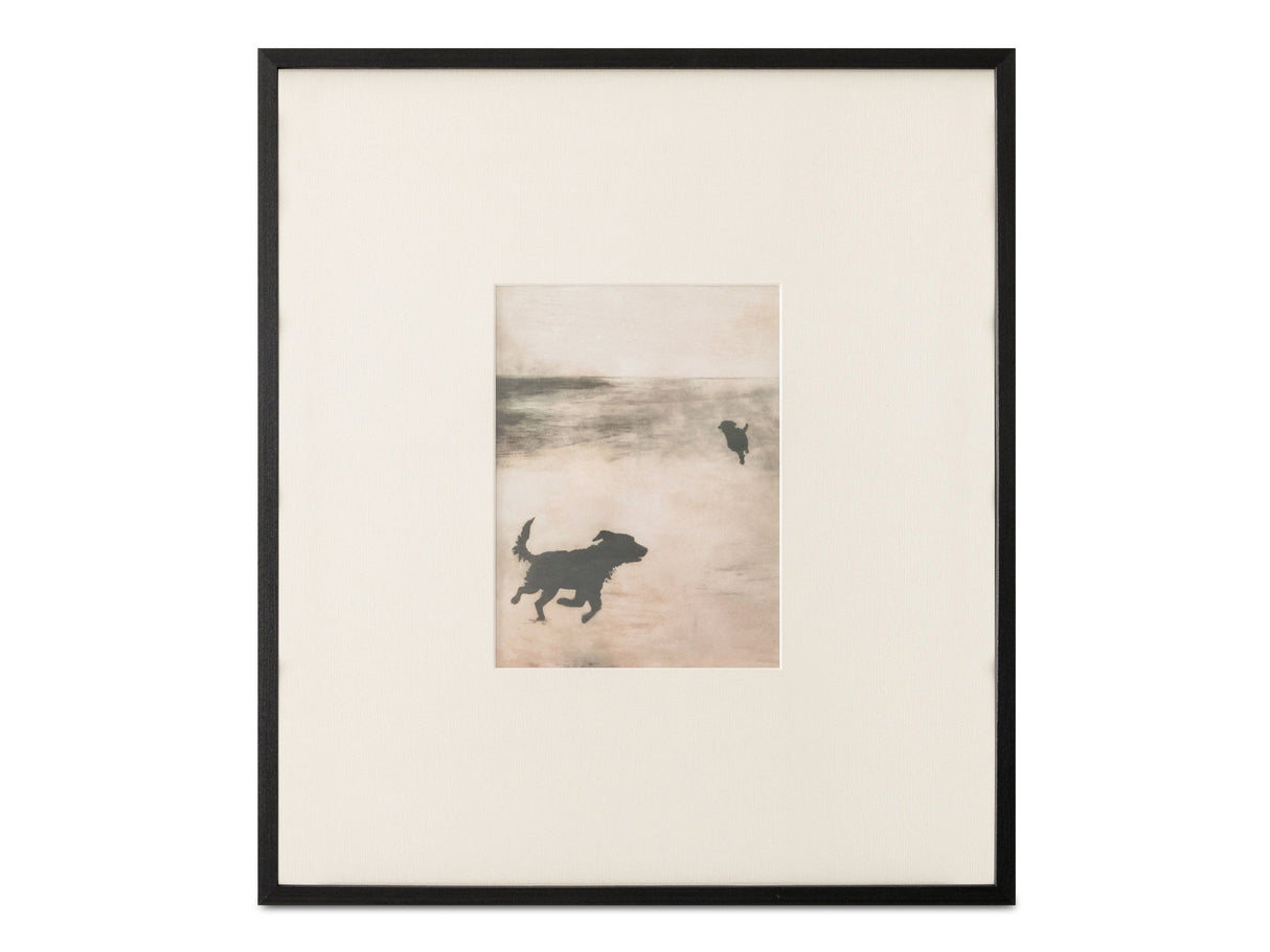 Strand Multi Color 2 Framed Print by Moe's Home at Eve Furniture