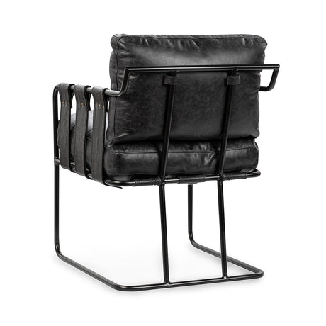Strapling Onyx Black Dining Chair by Classic Home at Eve Furniture